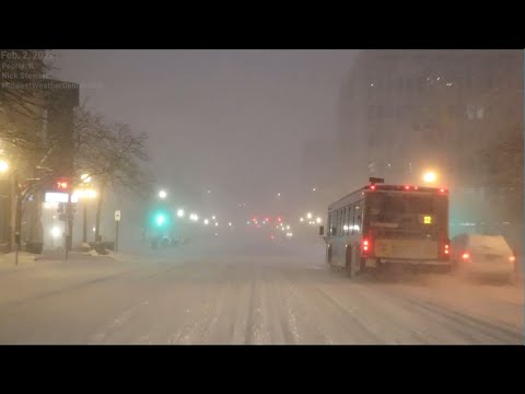 HIGH IMPACT Winter Storm - Peoria, IL (Feb. 2, 2022)