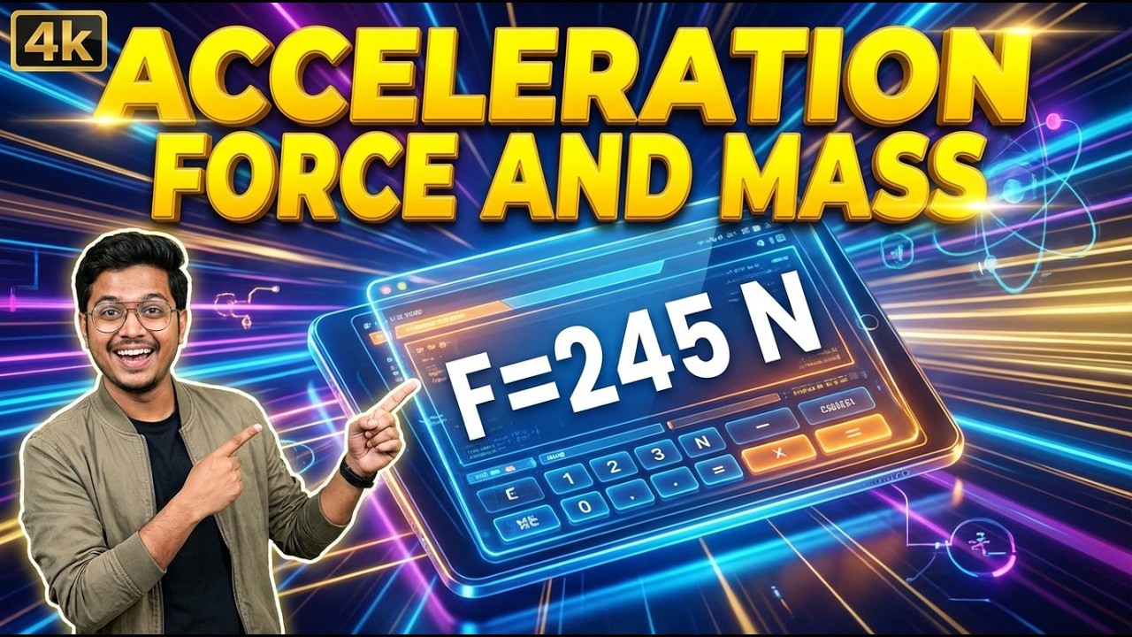 Acceleration Using Force And Mass Interactive Calculator