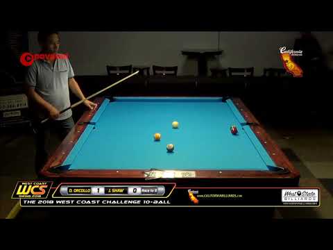West Coast Swing: Unreleased! #7 - Dennis ORCOLLO vs Jayson SHAW / 2018 WCS 10-Ball Challenge