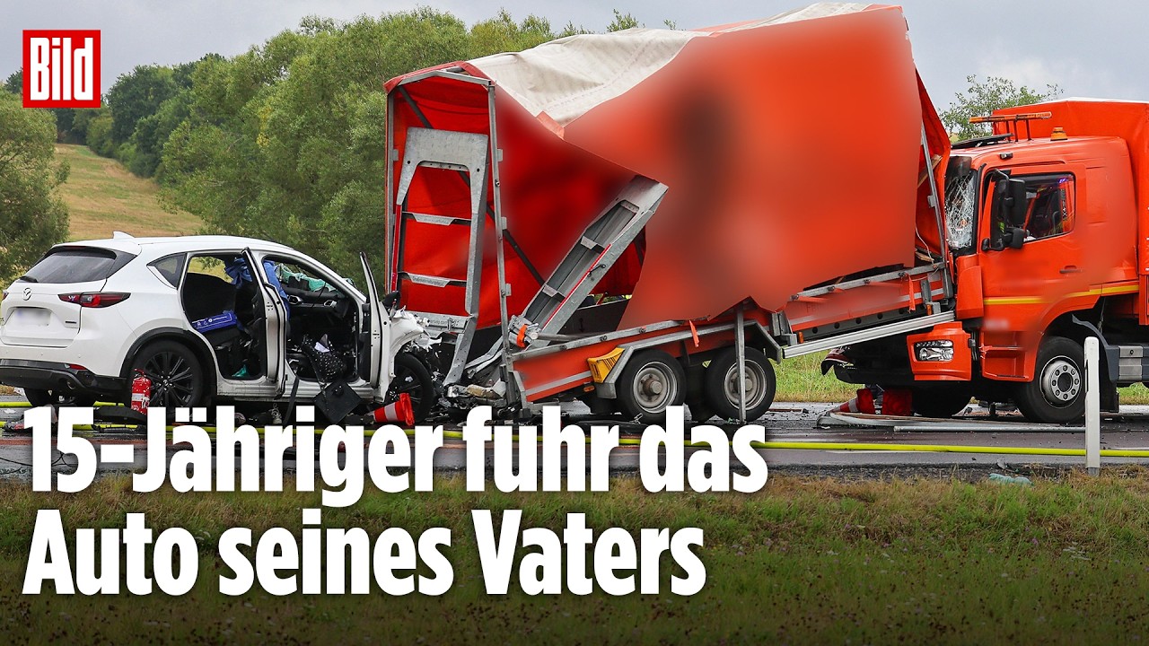 Horror-Unfall in Nidda – Was die BILD-Reporterin am Unfallort erlebte