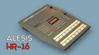 Video thumbnail for ALESIS HR-16 Vintage Drum Machine 1988 | HD DEMO by AnalogAudio1