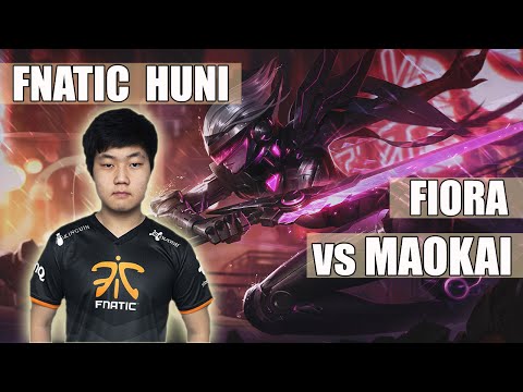 Fnatic Huni Project Fiora vs Maokai top | KR Soloq Challenger patch 5.17 | 1080p 60FPS
