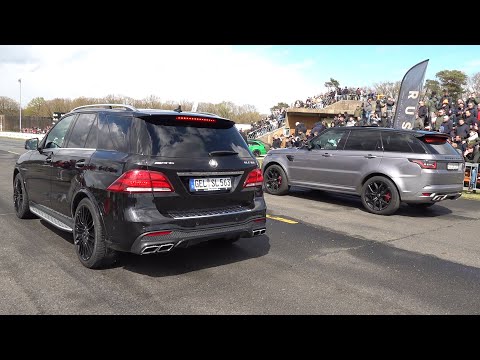 Mercedes-Benz GLE63 AMG vs Range Rover Sport SVR