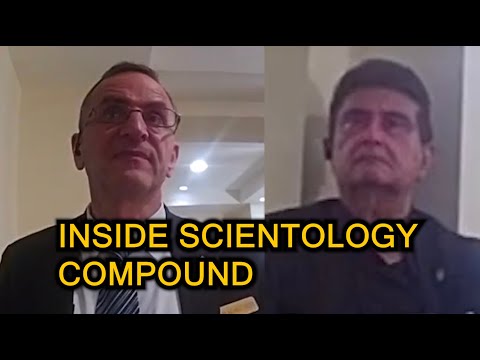 Police body cam inside Scientology compound