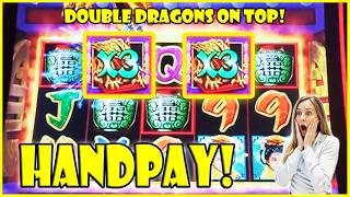 Download lagu 💥EPIC Handpay! Double Dragons on Top Triple Fortune Dragon Rising! mp3