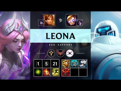 Leona Support vs Blitzcrank - KR Grandmaster Patch 25.19