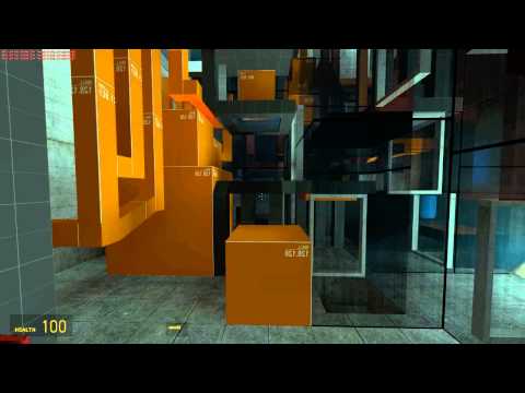 Half-Life 2 mod Hadji - Barrel puzzle playthrough