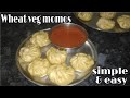 தமிழில்!! Wheat veg momos recipe | stuffed with cauliflower & sweet corn | healthy momos recipe