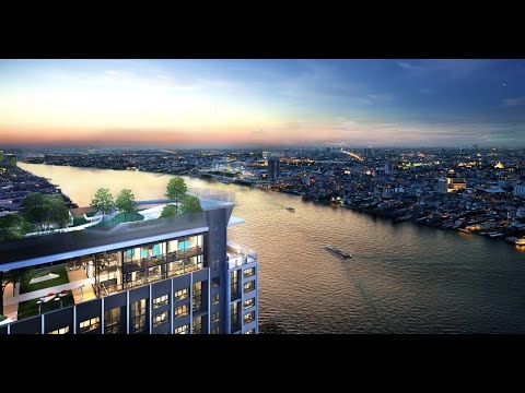 Nearing Completion is this High-Rise Riverside Smart Condo in Construction by Leading Thai Developer at Bang Phlat - Two Bed Units - Free Furniture - Only 1 Unit Left!