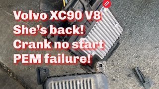 Volvo crank no start issue! Don't replace your fuel pump or fuel pressure sensor. Check PEM first!