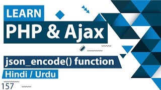 PHP Json_Encode Function Tutorial in Hindi / Urdu