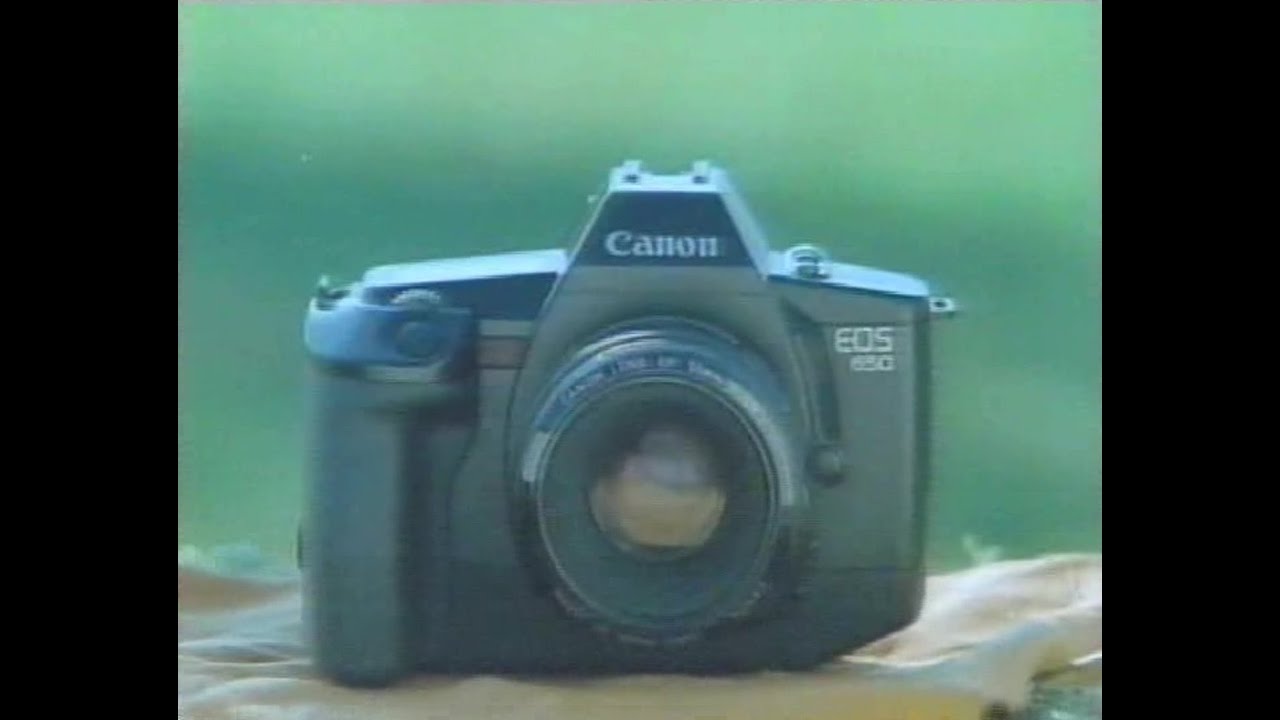 Canon eos 650 ad 1987 - YouTube
