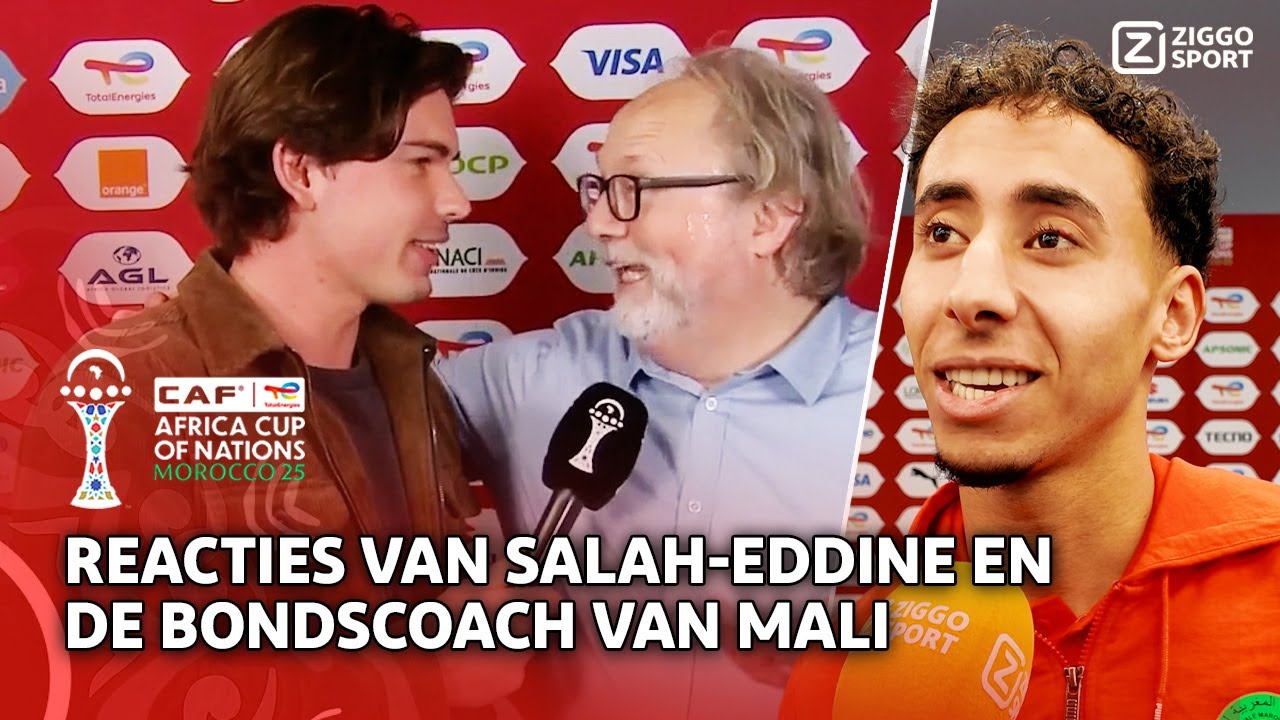 Bondscoach Mali: "Ik ben niet tevreden met een punt" 😳 | Interview Saintfiet en Salah-Eddine