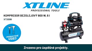 Bezolejový kompresor 900 W, 6 l XTLINE XT2008, 230V