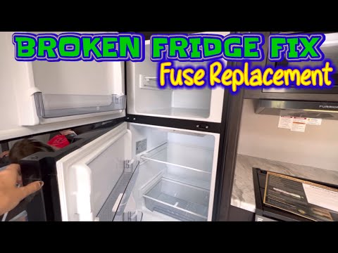 Furrion 12 volt RV Fridge Not Working, troubleshooting, fuse replacement Grand Design Transcend