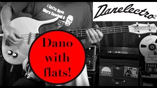 Video thumbnail for Danelectro Longhorn bass with flatwound strings DEMO by Andreas Brink