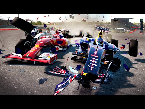 SURVIVE USA but it’s on F1 2014! Extreme Hardcore Damage Mod