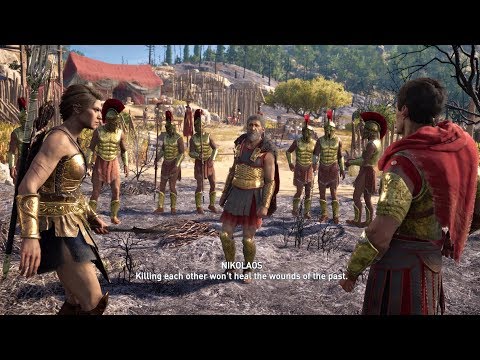 Assassin's Creed Odyssey - Nikolaos Stops Kassandra & Stentor From Fighting