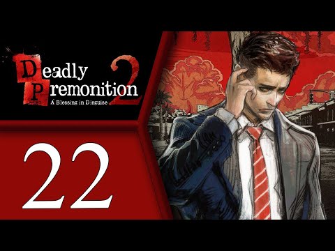 Deadly Premonition playthrough pt22 - Race To the Boathouse! Insanity In a Video Game
