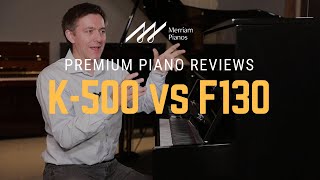 Video thumbnail for 🎹Kawai K-500 vs Fridolin F130 Upright Piano Review, Comparison, & Demo🎹 by Merriam Music