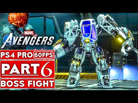 MARVEL'S AVENGERS Gameplay Walkthrough Part 6 BOSS FIGHT [1080P HD 60FPS PS4 PRO] - (FULL GAME)