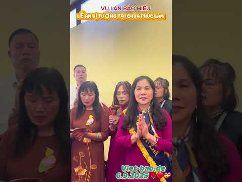 LỄ AN VỊ TƯỢNG TẠI CHÙA PHÚC LÂM TRONG NGÀY VU LAN 