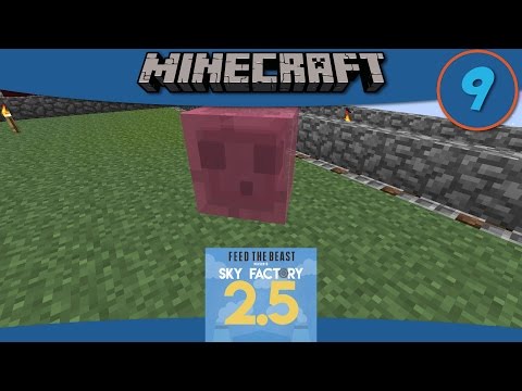 Minecraft Mods: Making a Tinker's Cleaver and Crossbow + Pink Slime Fail in SkyFactory 2.5 - E9
