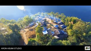 Akhakhu Sumi Village | Zunheboto | Nagaland | North East | Aerial View | DJI Phantom 4 | 2021