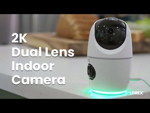 One camera, double the view - meet the 2K Dual Lens Indoor Camera