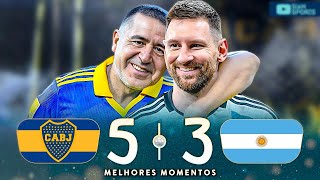 MESSI E RIQUELME JUNTOS NA SUA DESPEDIDA DO FUTEBOL UM REENCONTRO EMOCIONANTE DAS LENDAS ARGENTINA