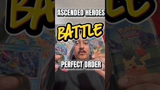 Pack battle Acsended heroes vs perfect order to fill the Pokédex binder #tcgpokemon #pokemon #fyp