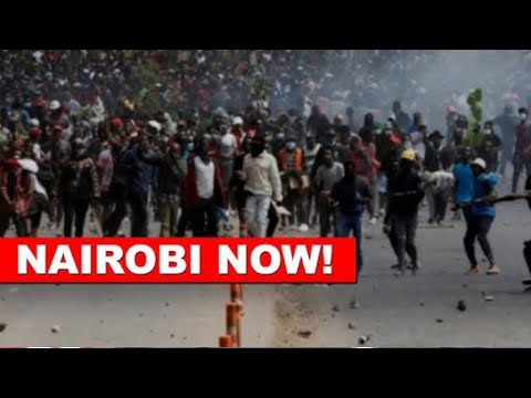 LIVE: Current situations in Nairobi now Maandamano Tuesday!!