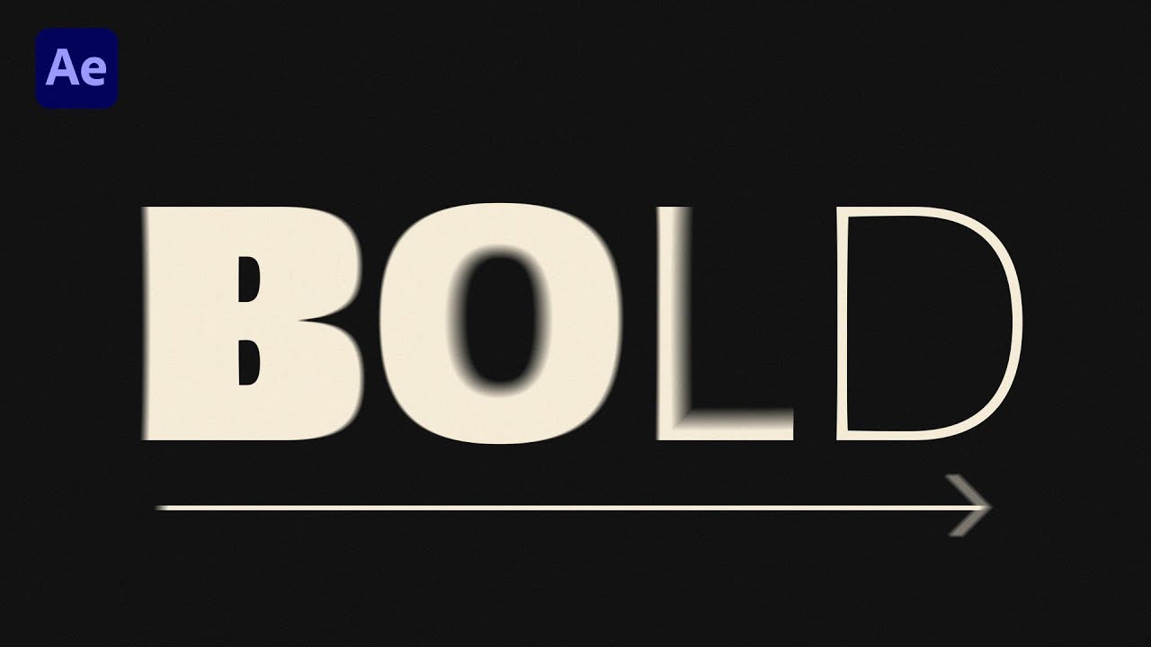 How to Animate Font Weight in After Effects | Kinetic Typography Pro Tip