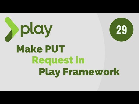 Play Framework Tutorial 29 | Make PUT Request using jQuery in Play Framework