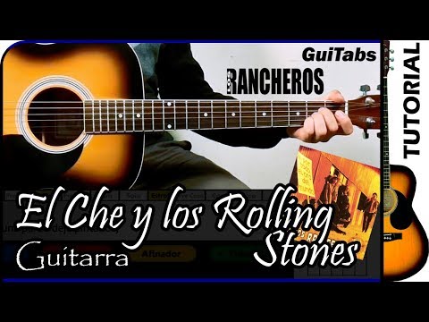 Cómo tocar EL CHE Y LOS ROLLING STONES 🎸 - Los Rancheros / Tutorial GUITARRA 🎸 / GuiTabs #012 A