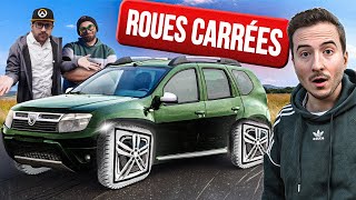 Rouler avec des roues CARRÉES : Ça fait quoi ?