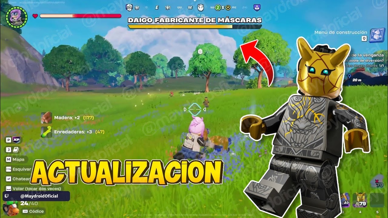 LLEGÓ DAIGO A LEGO FORTNITE ODYSSEY 😱 / COMO COMPLETAR TODAS LAS MISIONES DE "CAOS CRISTALINO"