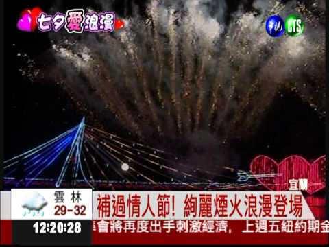 颱風亂七夕! 補放煙火照樣浪漫