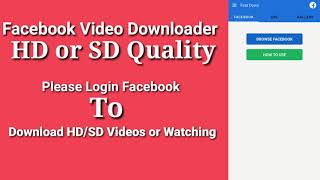 Free Facebook HD or SD Video downloader. The Super First and easily Facebook Video Downloader