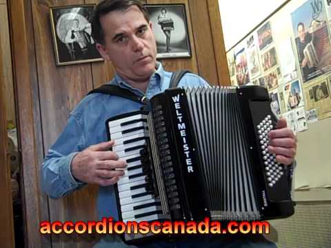 Weltmeister Kristall 60 Bass Accordion - Made in Germany