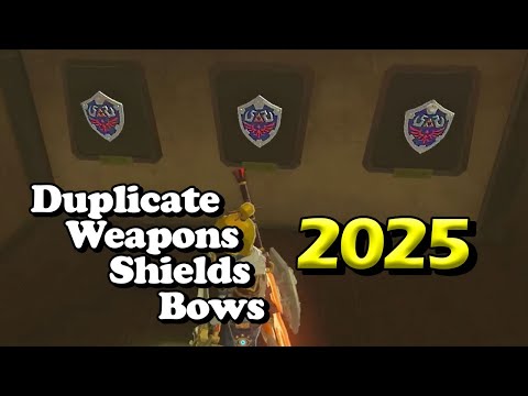 Duplicating Glitch Weapons Bows & Shields Still Works in 2025 Zelda Breath of The Wild | BoTW