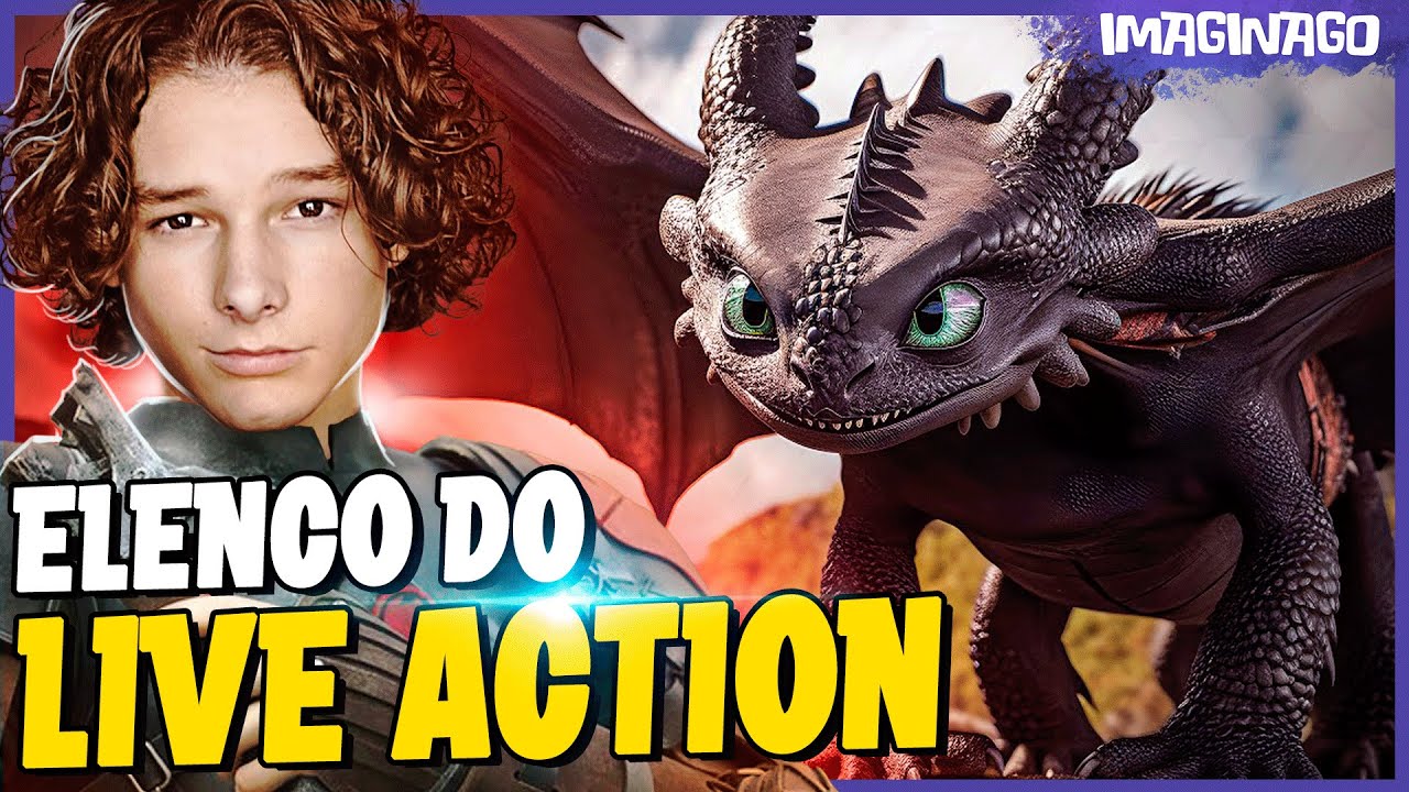 O LIVE ACTION de Como Treinar Seu Dragão! ATORES REVELADOS! #imaginews