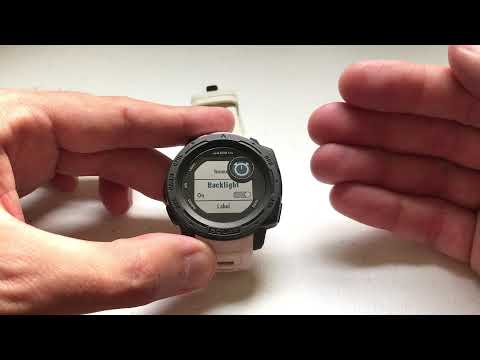 Garmin Instinct - Backlight During Alarm (On or Off)