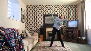 Hula hooping progress - Clap your hands say yeh!