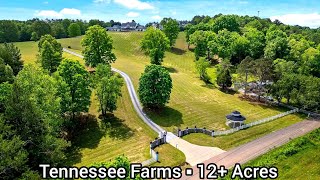 Tennessee Farms For Sale / 12+ Acres / Grand Living With FDA Loan Tennessee Real Estate