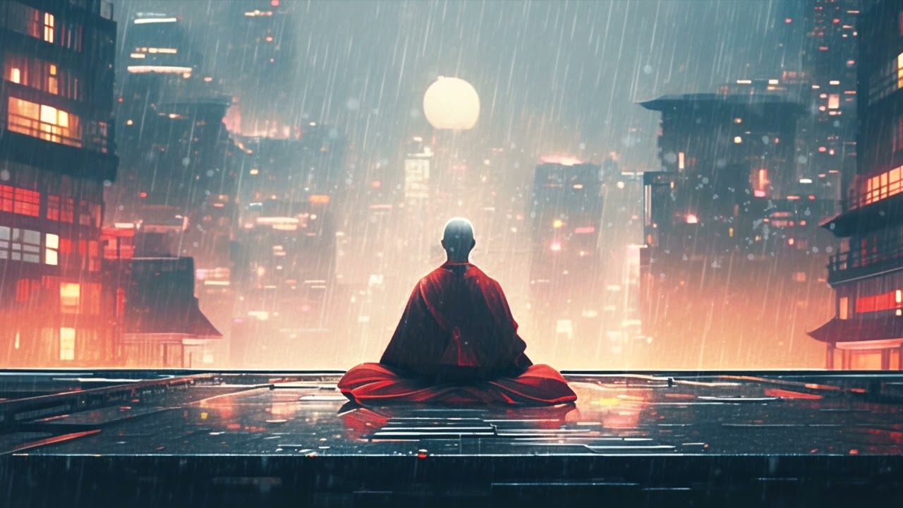 "10 Minutes meditation” Japanese Zen Music - Relaxing Music of Heart Sutra - Healing, Sleep