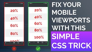 Fix your mobile viewports with this simple css tri