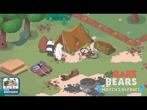 We Bare Bears: Match3 Repairs - Found a Tent within a Tent (Cartoon Network Games)