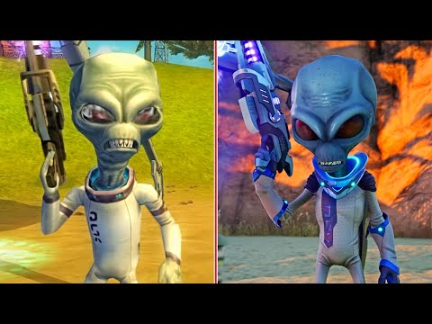 Destroy All Humans Remake Vs Original Graphics Comparison (Foreign Correspondent)