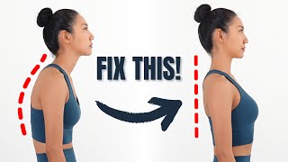 FIX FORWARD HEAD POSTURE & NECK HUMP - 10 MIN Daily Posture Routine